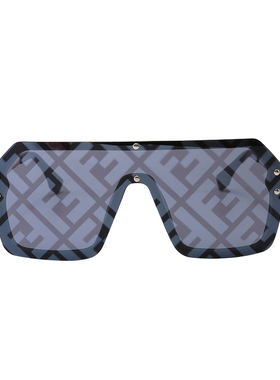 墨镜连体凹造型潮街拍风太阳镜