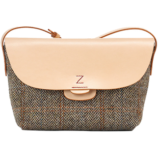 fostyle®哈里斯元宝包手工植鞣牛皮大容量单肩复古通勤斜跨包经典