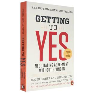 谈判力 Getting to Yes 英文原版经济管理书 哈佛大学谈判指南 Roger Fisher