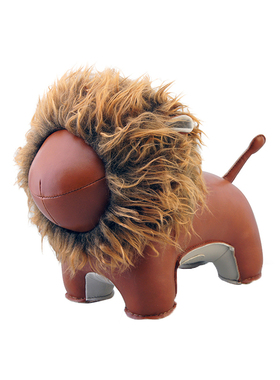 台湾手工玩偶动物河马男友狮子座