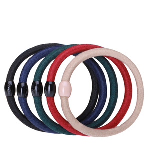 加粗耐用绑头发绳发网皮圈发饰小清新高弹力橡皮筋成人简约扎头发