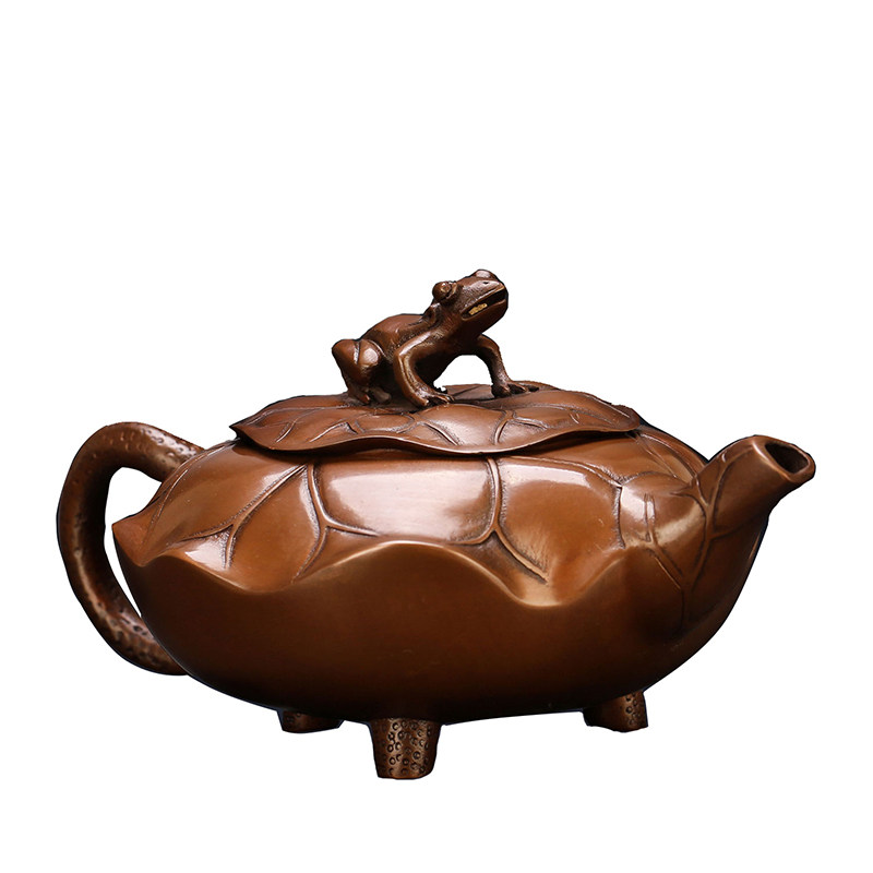 匠泽铜魂现代家居饰品商务茶壶