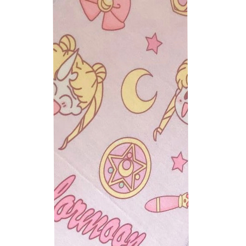 美少女粉色二次元可爱毛巾