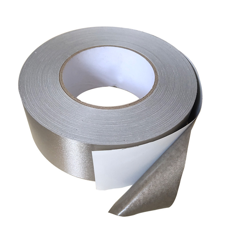 抗干扰屏蔽隔离电磁波防辐射胶带银灰色平纹双面胶双面导电布胶带