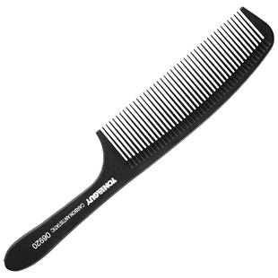 超薄男士平头梳理发梳子专业剪发梳推发苹果梳宽硬美发专用手柄梳