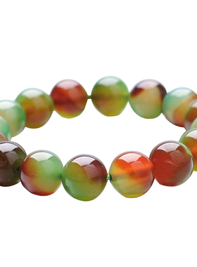 巴西孔雀玛瑙福禄寿心想事成手链