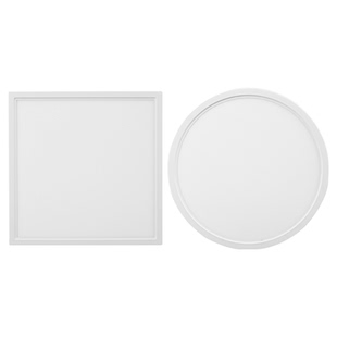 唐岸LED超薄窄边明装筒灯吊顶射灯方形圆形平板灯卧室面板吸顶灯