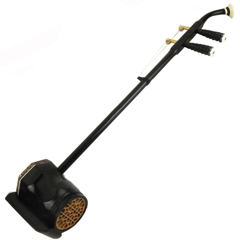 梵巢牌黑檀木材质铜轴圆演奏考级初学剧团考级二胡乐器17赠送配件