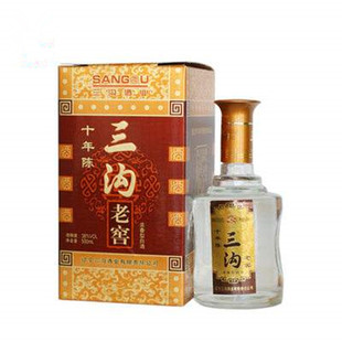 三沟老窖十年46度500ml 辽宁名酒浓香型纯粮酿造 同城当日达