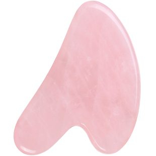 日本水谷雅子粉水晶刮痧板面部刮板美容刮脸部女全身通用天然玉石