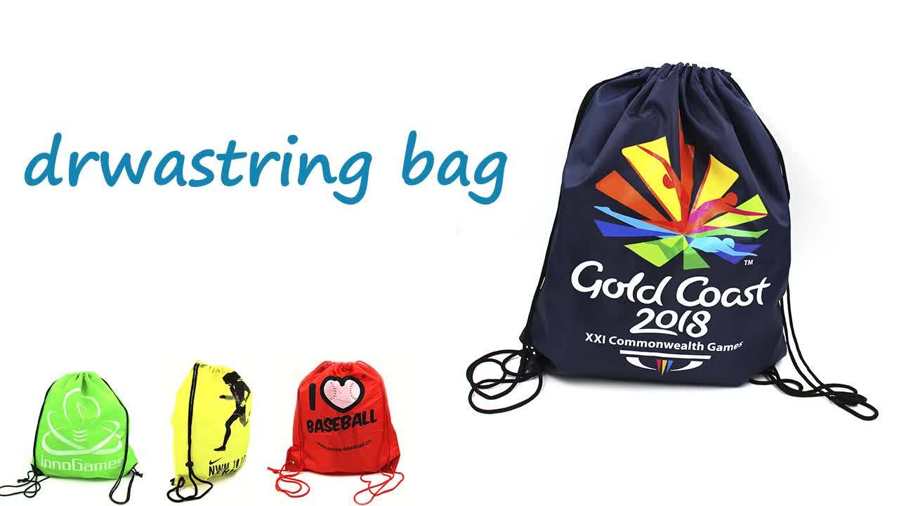 Promotional Items With Custom Logo Small Shoe Waterproof Nylon Gift Bag