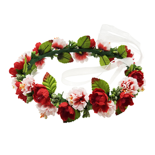 花仙子系列森系花朵网红花环舞台演出头饰新娘头花度假写真发饰