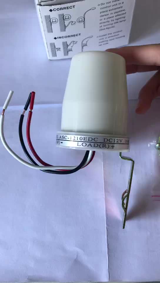 Good Quality Daylight Light Sensor Adjustable Light Photocell Switch