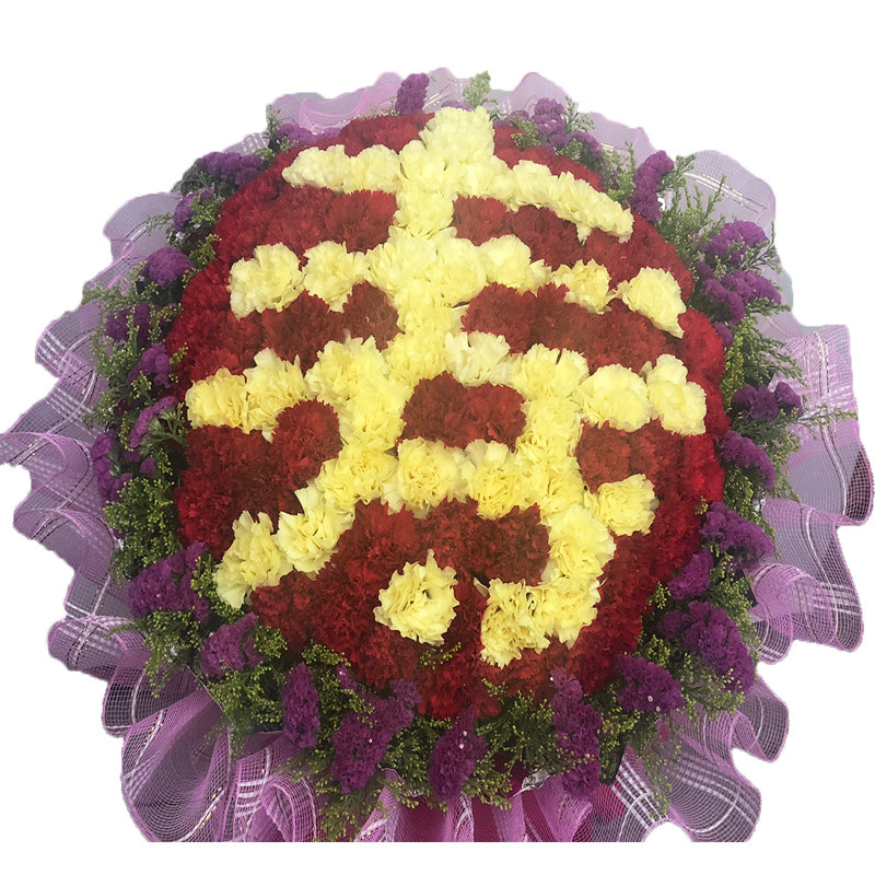 99朵康乃馨老人送妈花束