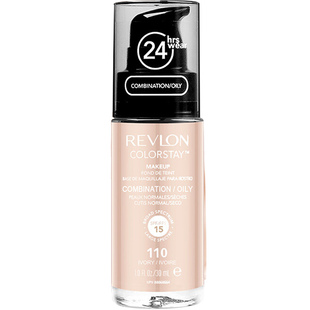 露华浓粉底液正品Revlon美国24小时不脱色遮瑕保湿30ml控油不脱妆
