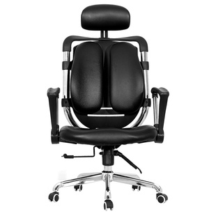 双背椅电脑椅家用办公椅职员椅游戏电竞椅人体工学座椅子舒适护腰