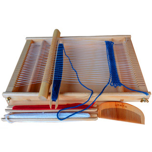 手工diy制作 家用编织机织布机毛线围巾编织器 儿童生日礼物女孩