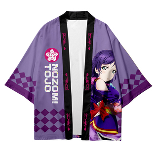 Lovelive!拉拉人妮可法披羽织和服应援外套长袖动漫周边穗乃果T恤