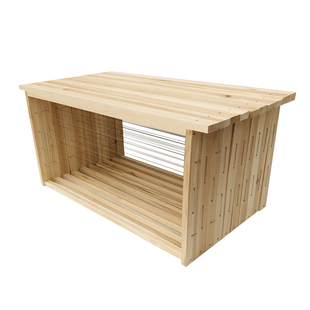 养蜂工具杉木成品巢框带锈钢铜眼组装好巢框全套中蜂箱巢础10个装