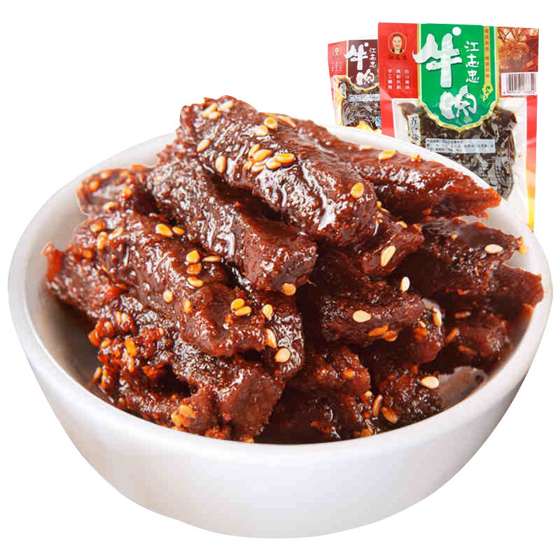 江志忠牛肉干50克*5袋商超款