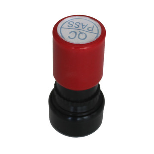 光敏印章卡通图章QC pass 合格检验工号章数字母优良章定制