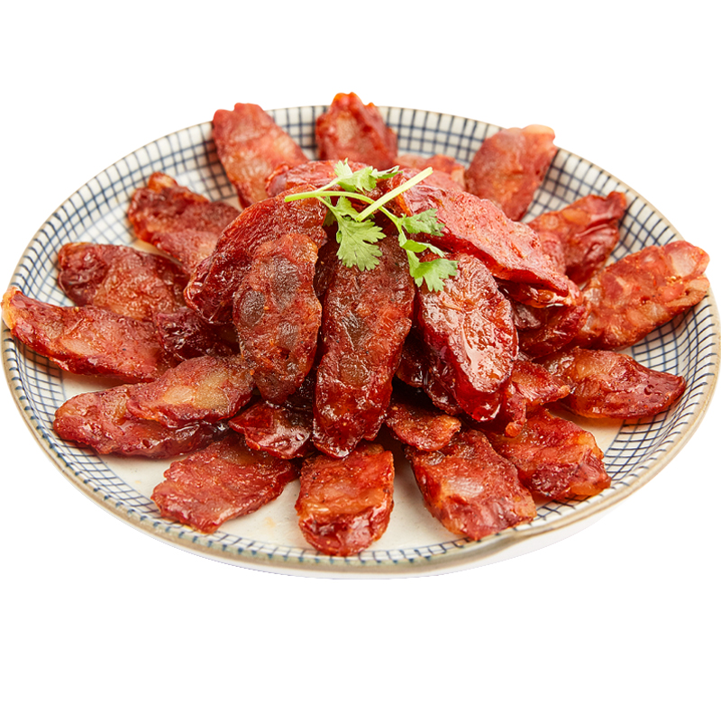 万有全纯手工广式腊肠香肠二八农家手切肉上海百年老字号特产500g