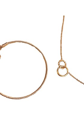 ins双层钛钢包金仙女叠戴手环