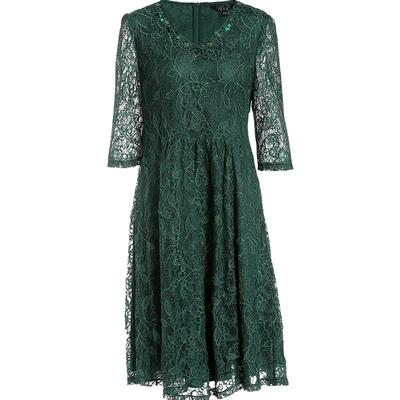 简爱诺女装2020春季V领修身散摆