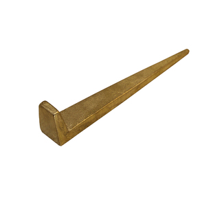 黄铜中式古典画框挂钩 挂匾匾托钉 铜直角挂钩7头钉铜钉 圆形画托