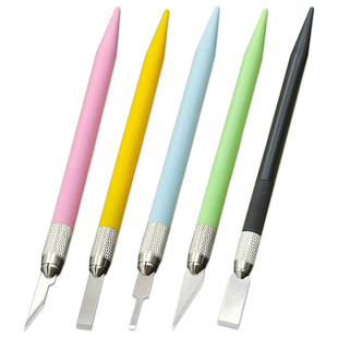 雕刻笔刀手机维修4号平口平头除胶刀片 剪纸手帐少女小清新折快递