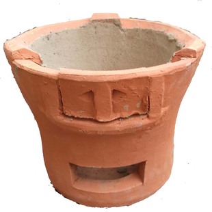 红泥炭炉围炉煮茶木炭老式木炭火锅炉 港式打边炉火锅取暖炉木炭