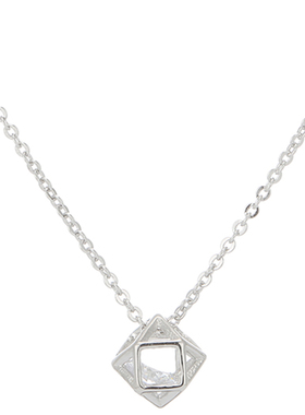 闪钻学生森系韩版几何礼物项链