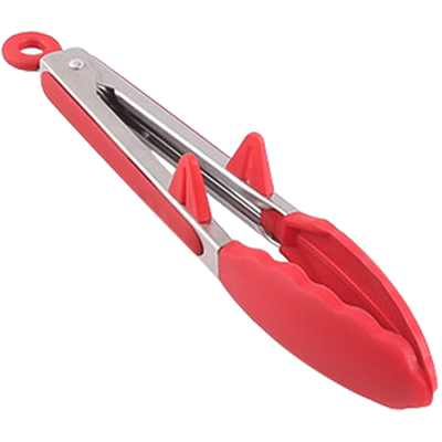 德国Melia不锈钢硅胶防烫烤肉夹小号