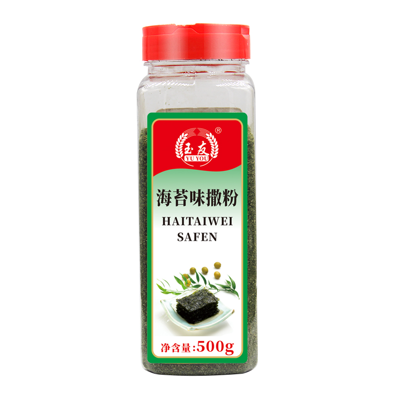 玉友海苔粉味撒粉 脆皮玉米大鸡排撒料海苔味外撒粉500g包邮