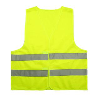 荧光黄反光安全背心工地施工马甲交通环卫工人衣服男定制骑行外套