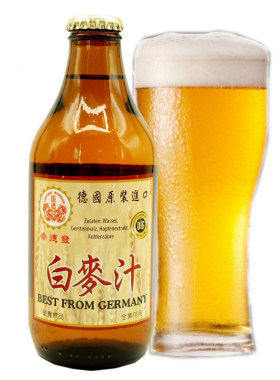 崇德发白麦汁纯素麦汁无醇饮品素饮料麦芽饮品330ml德国原装进口