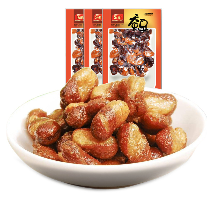 四川特产糖醋蚕豆72g*3袋