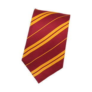 哈利波特生日礼物周边格兰芬多学院狮院赫敏酒红色真丝礼盒领带