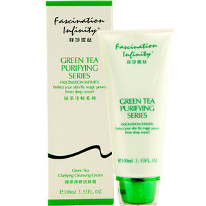 厂家授权 正品包邮 菲莎妮丝绿茶净妍洁肤霜 100ml 深层舒畅