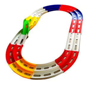 包邮四驱兄弟四驱车跑道赛道彩色双轨立交家用轨道普通四驱车可用