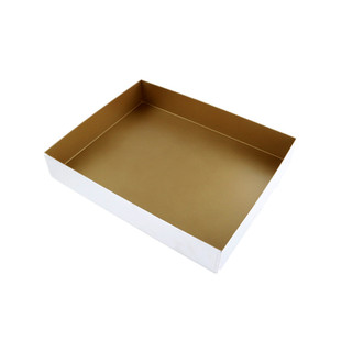 三能模具家用烘焙金色不沾直角烤盘S382面包披萨长方形烤盘37*30