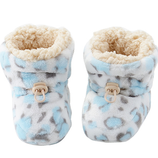 艾娜骑士婴儿鞋子新生儿宝宝学步前鞋子软底鞋子秋冬加绒加厚