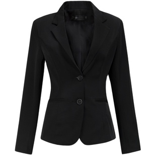职业女套装黑色小西装外套女秋冬新款韩版气质正装面试西服工作服