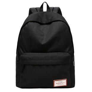 Bansusu.纯色潮双肩包女中学生书包学院风背包男ins旅游旅行包