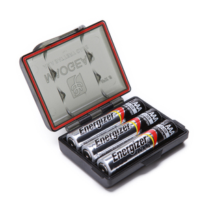 山力士电池收纳盒+美国劲量5号/7号电池便携套装密封防水防潮抗震