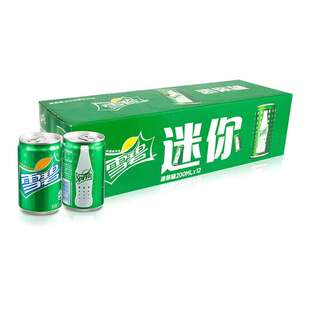 可口可乐MINI迷你罐200ml*12罐含糖无糖可乐雪碧芬达汽水碳酸饮料