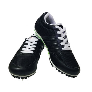 钉子鞋田径运动鞋男女跑步短跑鞋学生专业训练中考比赛钉鞋黑色