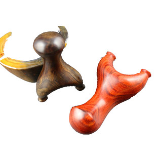 新款手工实木龅牙弹弓黑檀木小叶紫檀龅牙飞虎叉弹弓檀木户外弹弓