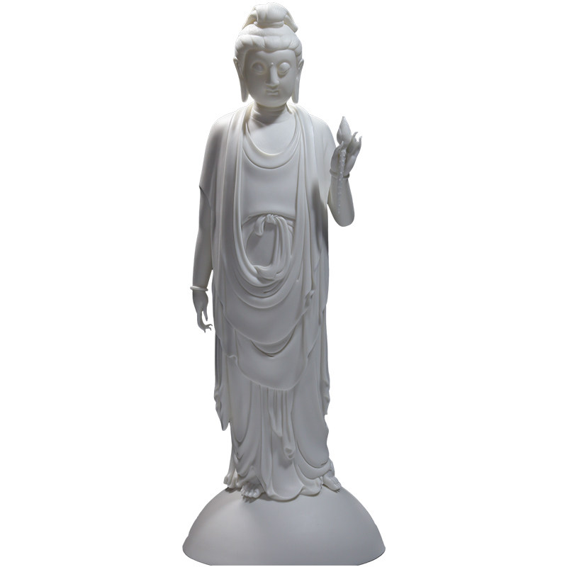 观世音菩萨像工艺品摆件德化陶瓷