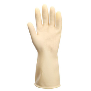 牛牌纯乳橡胶牛筋皮手套工业耐酸碱湘江加厚橡胶防水家务洗碗衣车